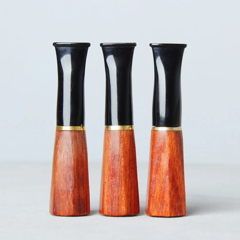 Мундштуки для сигар из палисандра деревянный мундштук удлиненный отверстие