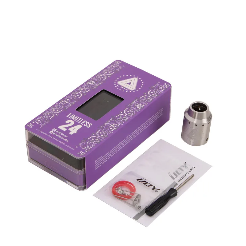 Оригинальный атомайзер IJOY Limitless LMC 24 RDA бак для электронных сигарет подходит вейпа