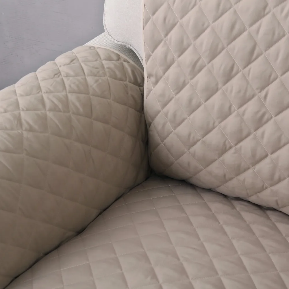 1/2/3 Seat Sofa Cover Chair Throw Pet Dog Kids Mat Reversible Washable Removable Armrest Slipcovers Furniture Protector | Дом и сад