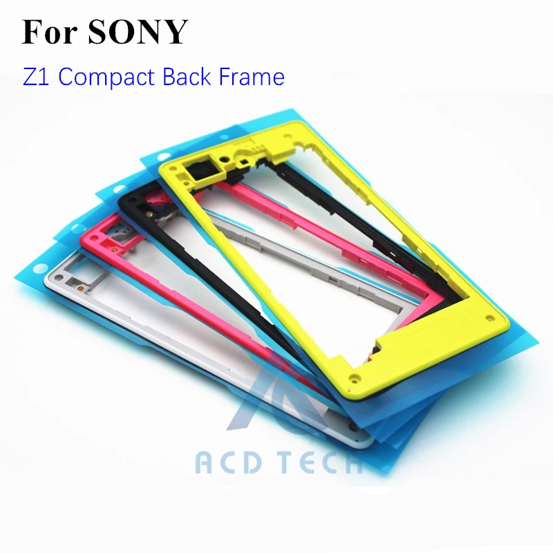 Сменный Пластиковый корпус для Sony Xperia Z1 Compact M51W Z1mini|middle frame|back housingxperia z1 compact housing |