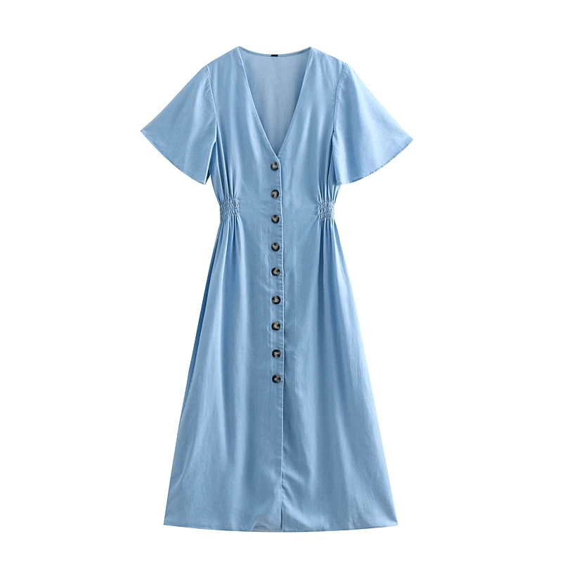 Платье HeyDress женское повседневное с коротким рукавом-бабочкой | Женская одежда