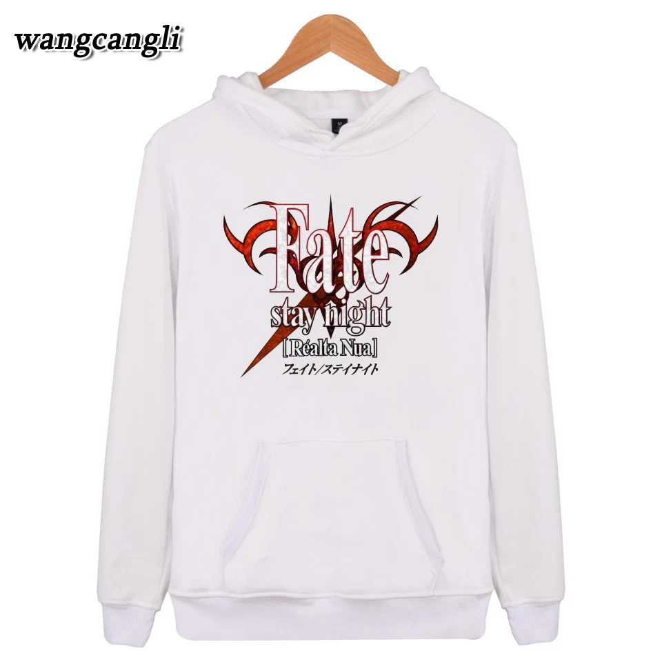 Игры Fate Stay Night худи с рисункос сабли Толстовка для мужчин/Женская мода Harajuku