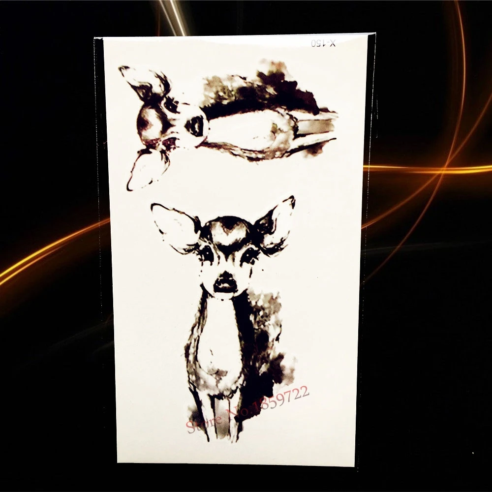 Черные слова буквы имитация флэш татуировки одноразовые временные наклейки для