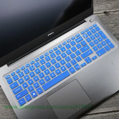 Blue 15,6 дюймов чехол для клавиатуры ноутбука для ухода за кожей кожи Dell Inspiron 15 5000 серии 5545 5547 5548 5555 5558 5559 5566 5567 5577 i5545 i5547 - Цвет: Blue
