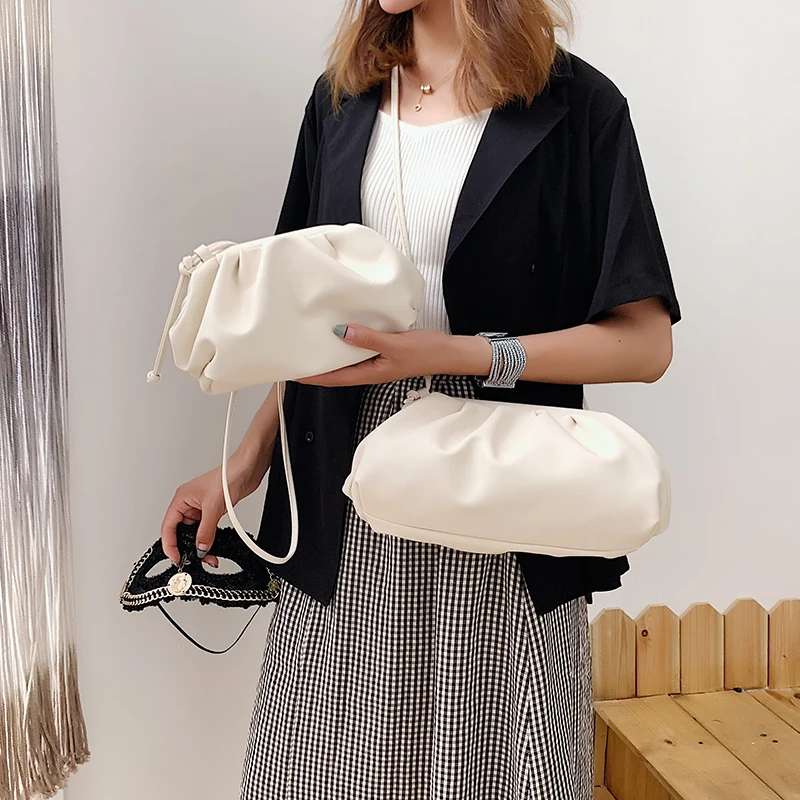 2021 Дамская Мода Клецки сумка известного бренда из мягкой кожи для женщин сумки в