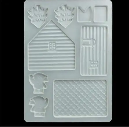 Модная забавная форма сделай сам для торта шоколада рождественского дома конфет