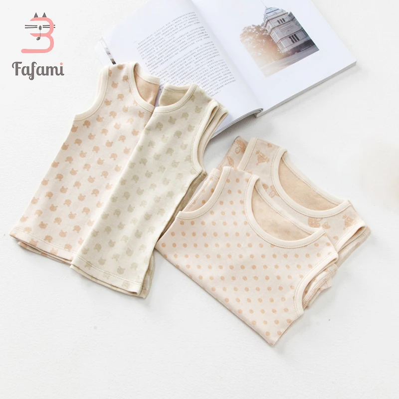 Одежда для малышей детей Essentials жилет Лето органический хлопковый Lucky Child Bebe Для