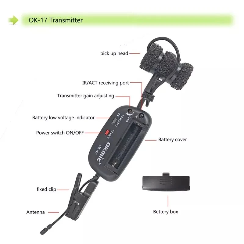 Правда разнообразие профессиональный саксофон беспроводной микрофон ИК