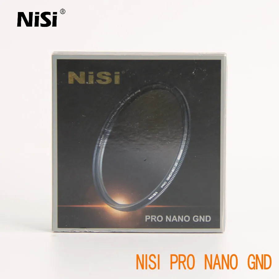 NiSi 67 мм 72 77 82 ультра тонкий PRO NANO GND16 (1 2) окончил серый градиентный фильтр|filters for