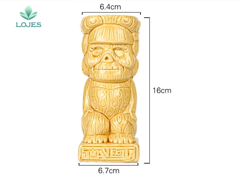 Hawaii Tiki кружки, Коктейльная чашка, пивная кружка для напитков, кружка для вина, керамическая кружка Suavecita Tiki, Кружка 380 мл