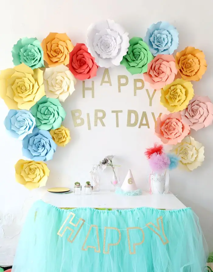 

1pcs 30cm DIY Paper Flowers Backdrop Party Supplies Decorative Artificial Flowers Wedding Favors Birthday Party Home Decoration
