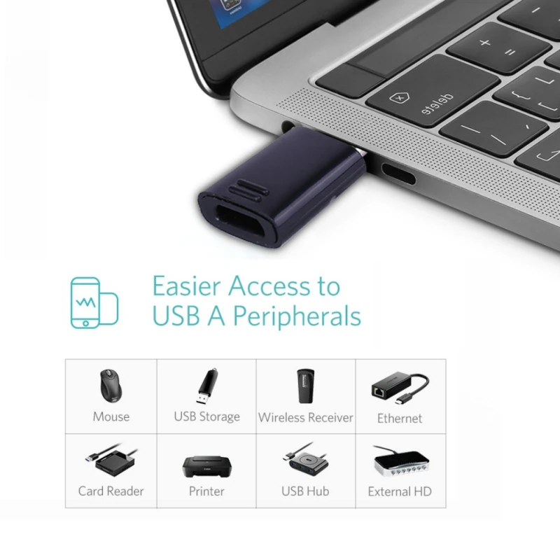 Универсальный Оригинальные Подлинная OEM Тип C на Micro + USB OTG разъем адаптера для samsung
