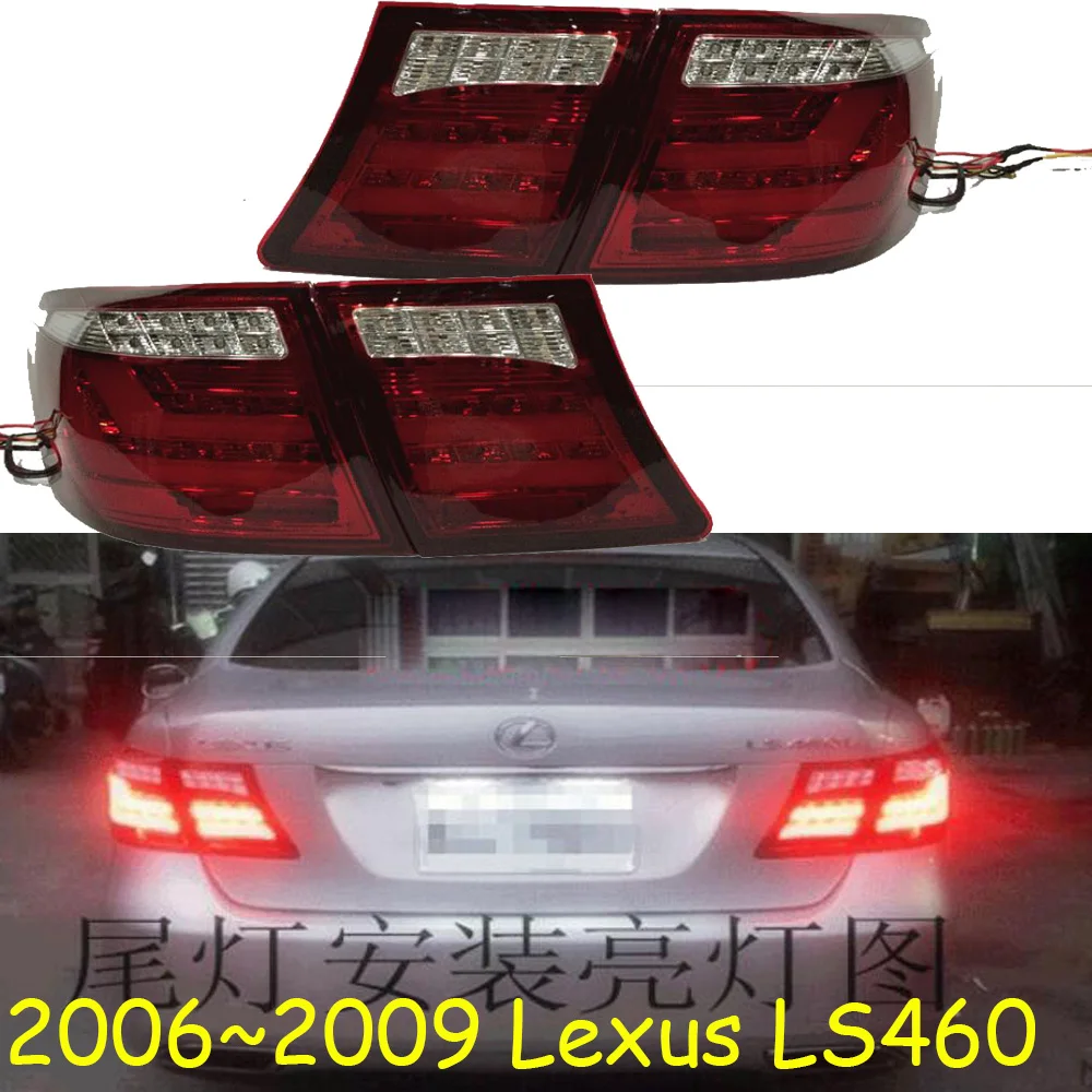 2006 ~ 2009 год хвост светильник для Lexus LS460 автомобильные аксессуары светодиодный DRL