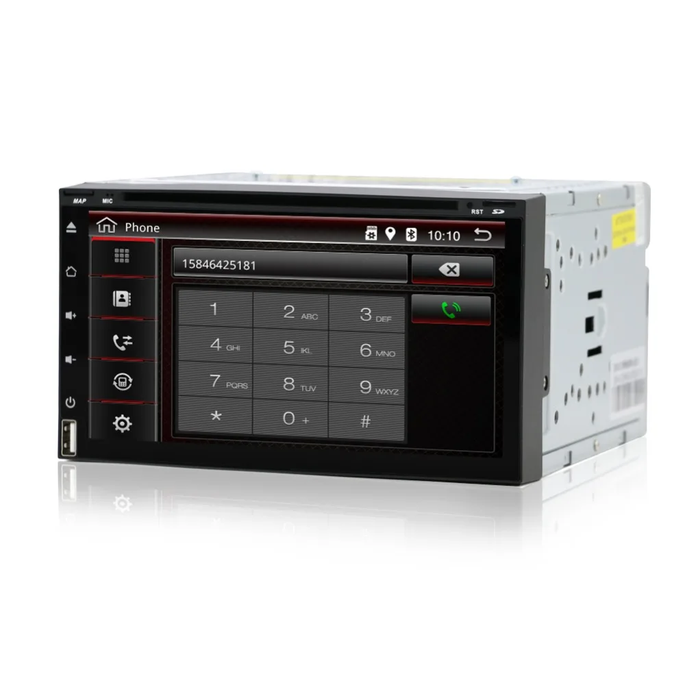 Android 7.1 Quad Core Car DVD Player GPS Wifi BT Radio 2GB RAM 32GB ROM Gps Navigation Multimedia USB RDS | Автомобили и