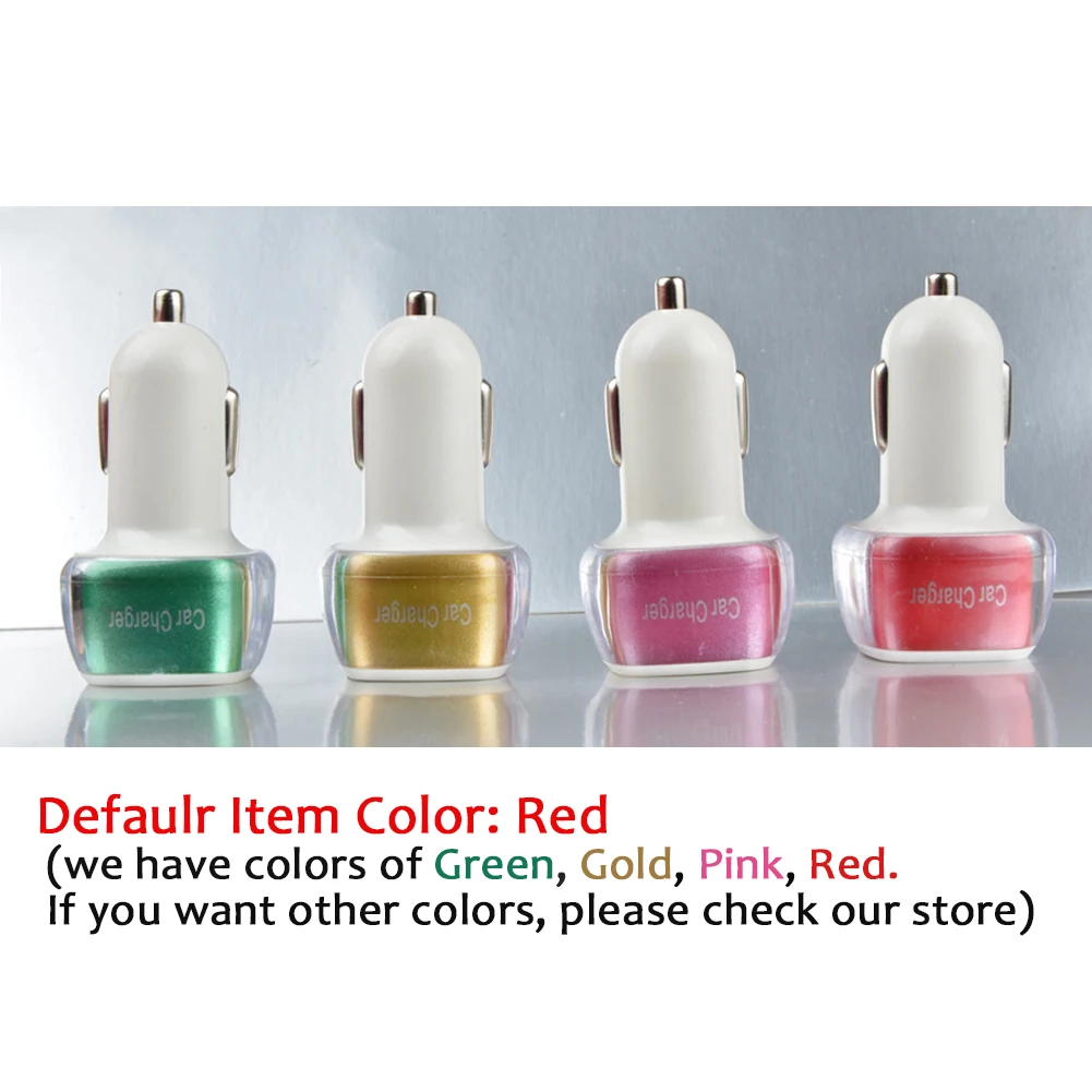 Универсальное автомобильное зарядное устройство 2 порта USB напряжение 5 В пост.