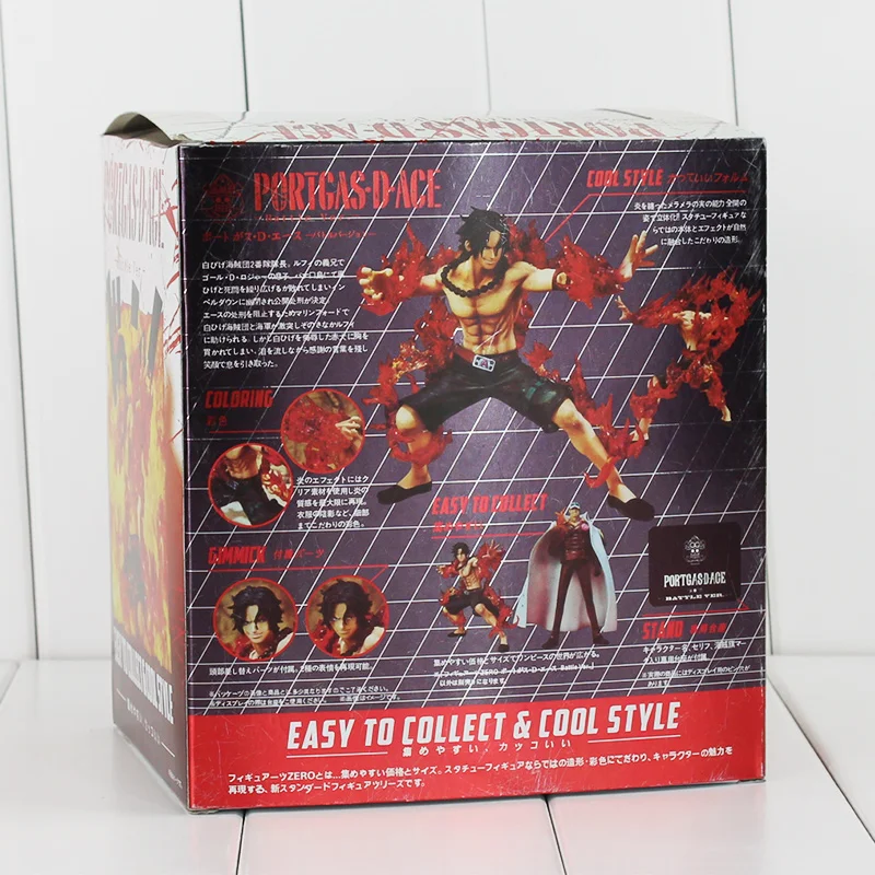 Аниме ZERO Portgas D Ace ПВХ фигурка модели коллекционная игрушка 12 см Боевая версия|toys