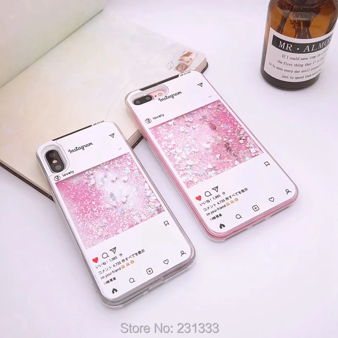 Жесткий чехол C ku из ТПУ с жидким зыбучим песком для Iphone XS X 8 7 PLUS 6 S высокий каблук