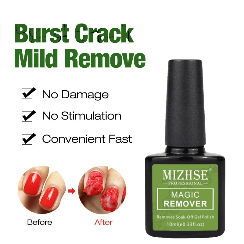 Волшебное удаление УФ гель лака MIZHSE Burst для ногтей средство удаления Magici