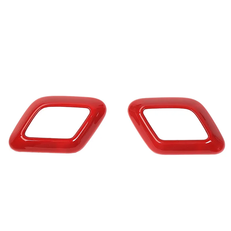 red MOPAI, автомобильный внутренний рычаг переключения передач, ручка, украшение, кольцо, крышка, наклейки для Ford F150,, вверх, автомобильные аксессуары, Стайлинг автомобиля - Название цвета: red