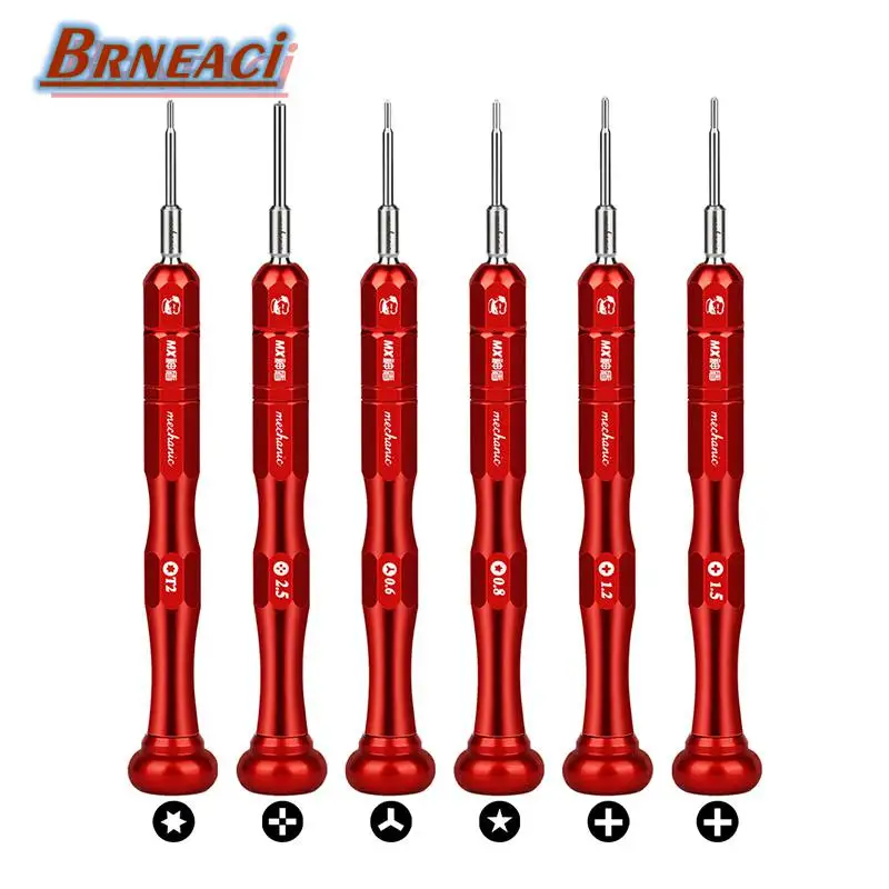 MECHANIC 5 в 1 6 Набор отверток для ремонта iPhone MX T2.0 Phillips1.2 2 Torx0.8 y0.6 последний 3D