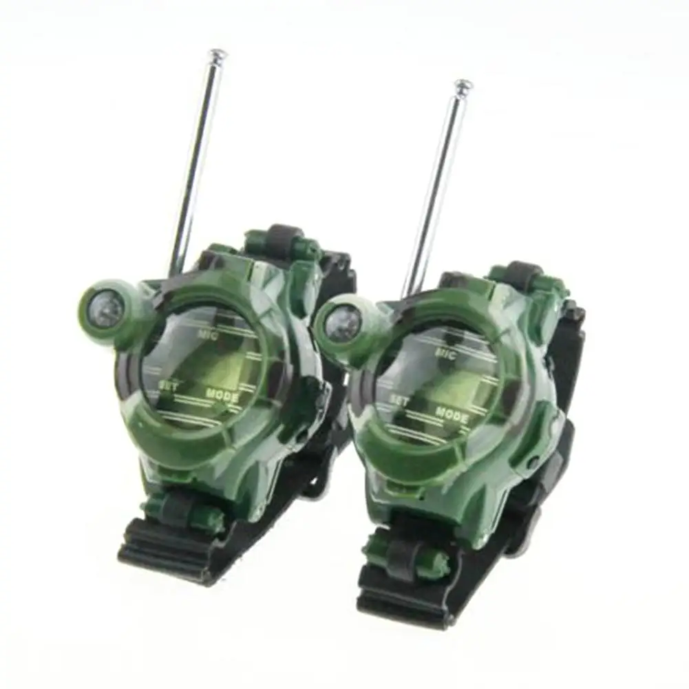 Детские образовательные игрушки 2 шт. портативные часы Walkie Talkies Talkie 7 в 1 радио
