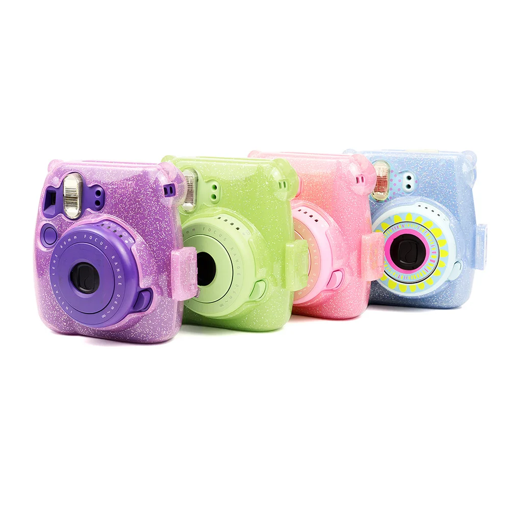 CAIUL Камера чехол сумка для фотоаппарата моментальной печати Fujifilm Instax Mini 9/8/8+ пленка глянцевая фотобумага для Камера, с ремешком
