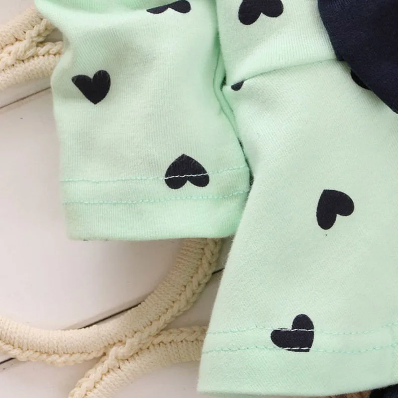 Pudcoco Girl Set 3Y-5Y 2PCS Toddler Kids Baby Girl Outfits Tops Shirt Bow Long Sleeve Clothes Set