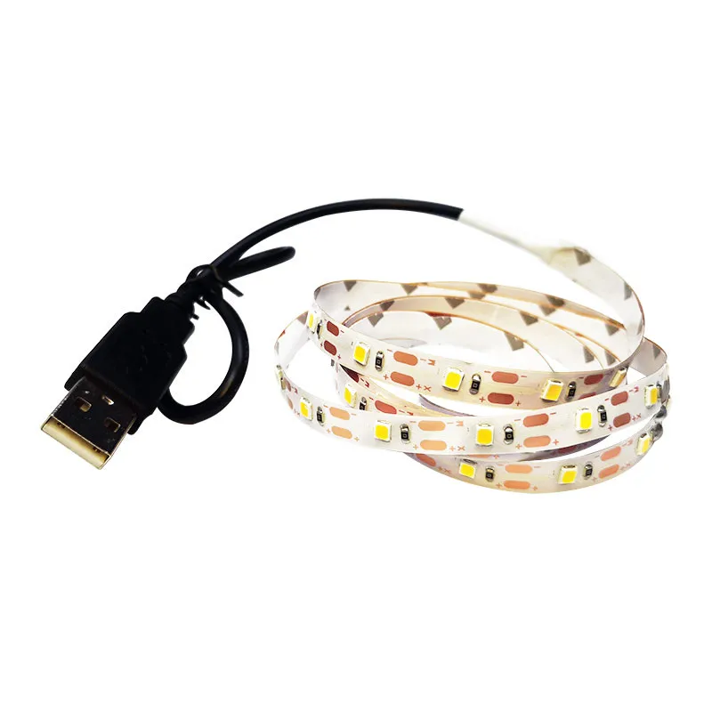 5V Светодиодные ленты USB 2835 ТВ задняя светильник 50 см 1 м 2 3 4 5 ing с блок пультом