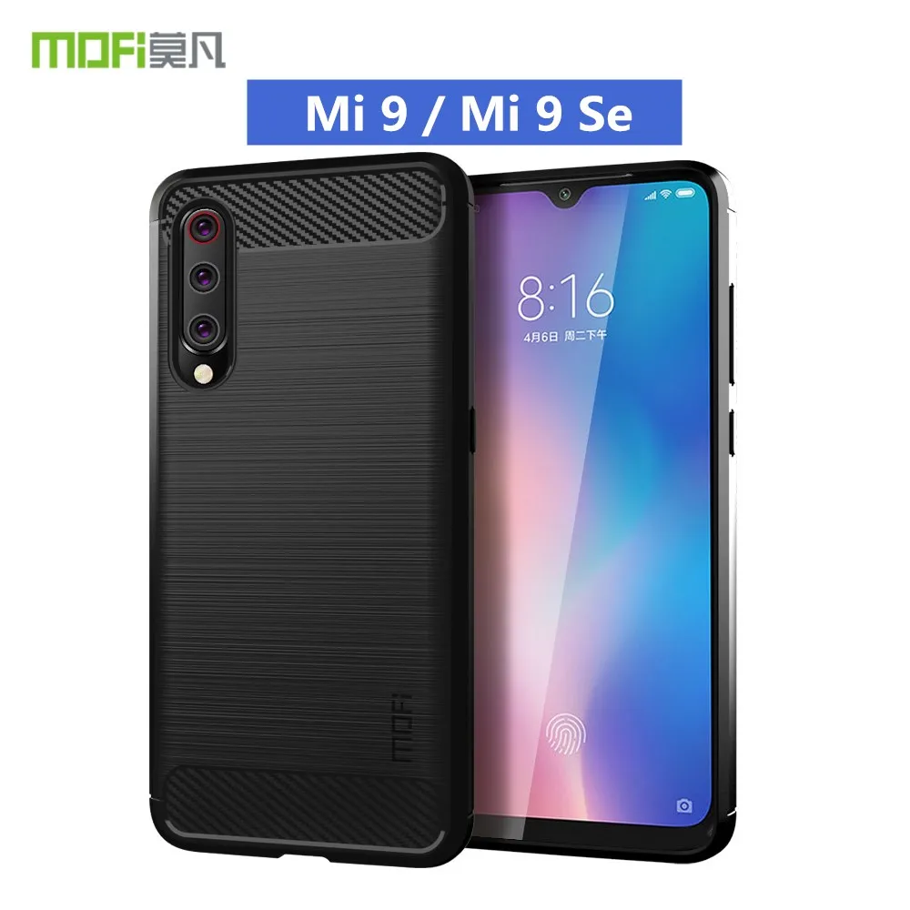 Чехол MOFi из углеродного волокна для Xiaomi Mi 9 тяжелый ударопрочный чехол накладка Se