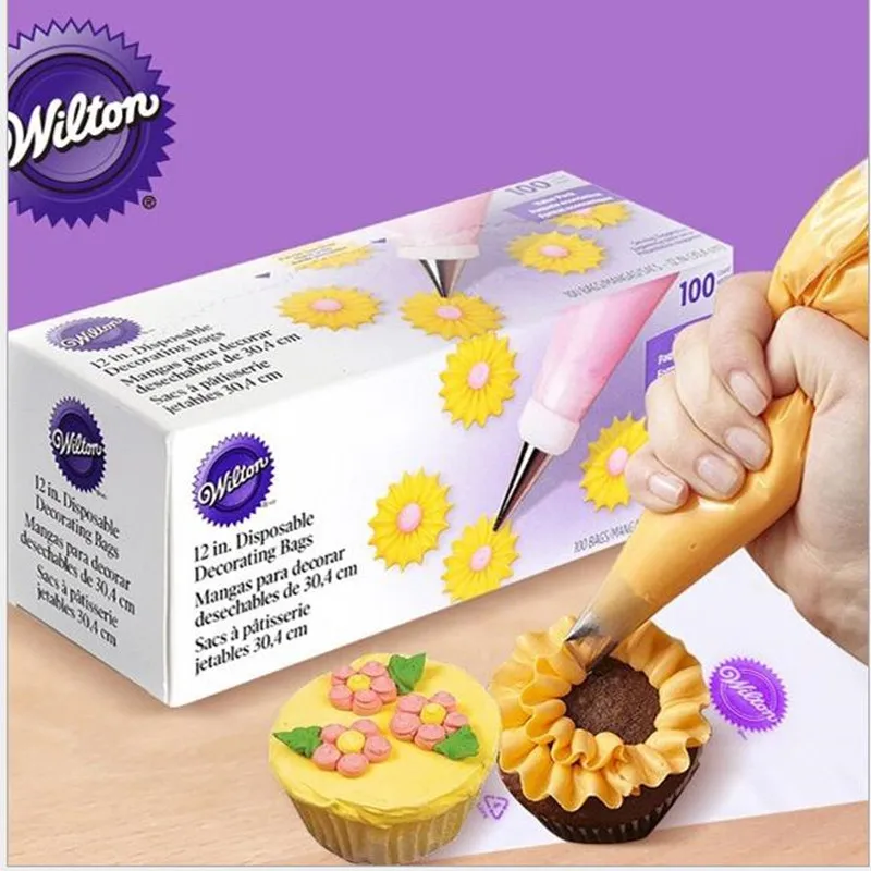 Шт. 100 PCS Wilton кондитерский мешок/торт украшения/|Принадлежности для выпечки| |