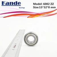 6002zz bearing 4pcs abec 5 high quality 6002 2z single row deep groove ball bearing 6002 zz 15x32x9 mm kande bearing
