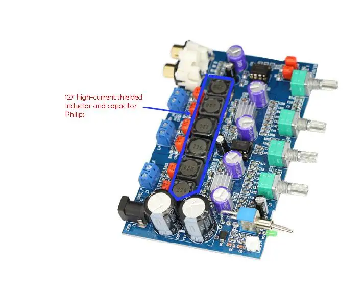 Цифровой усилитель TPA3116D2 2 1 мощность 50 Вт + 100 Вт|amplifier board|amplifier board 2.1digital amplifier |
