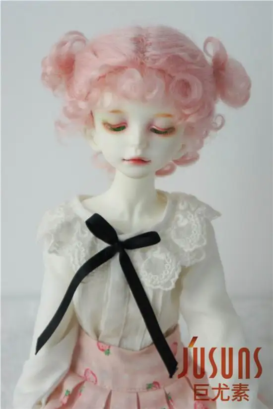 JD269 1/4 1/3 MSD SD Мода BJD парик для куклы мохеровый Размер 7-8 дюймов 8-9 дюймов прекрасная Двойная чаша BJD волосы