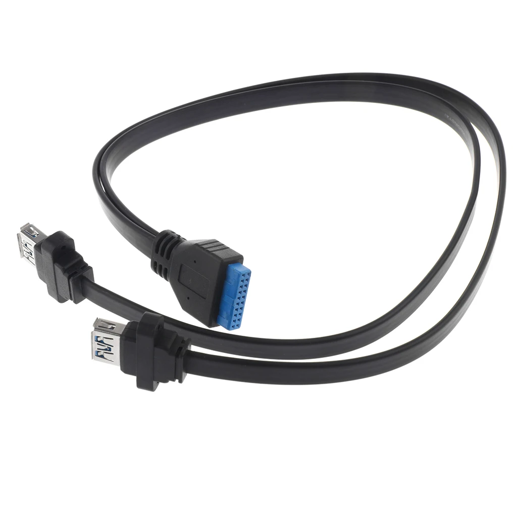 Адаптер материнской платы с двумя портами USB 3 0 типа A на 20 штырьков адаптер для