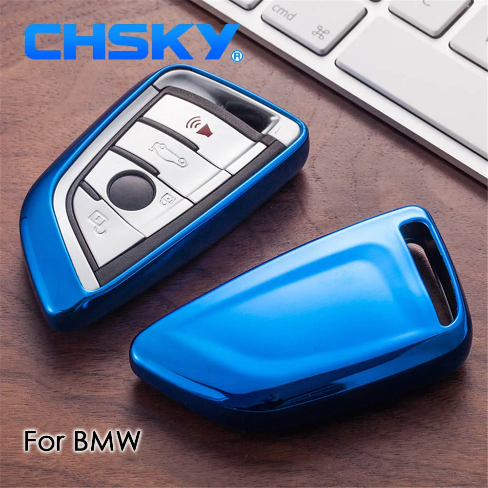 CHSKY TPU чехол для ключей BMW X5 E53 E70 F15 G05 7 серия X1 X6 автомобиля брелок автомобильные
