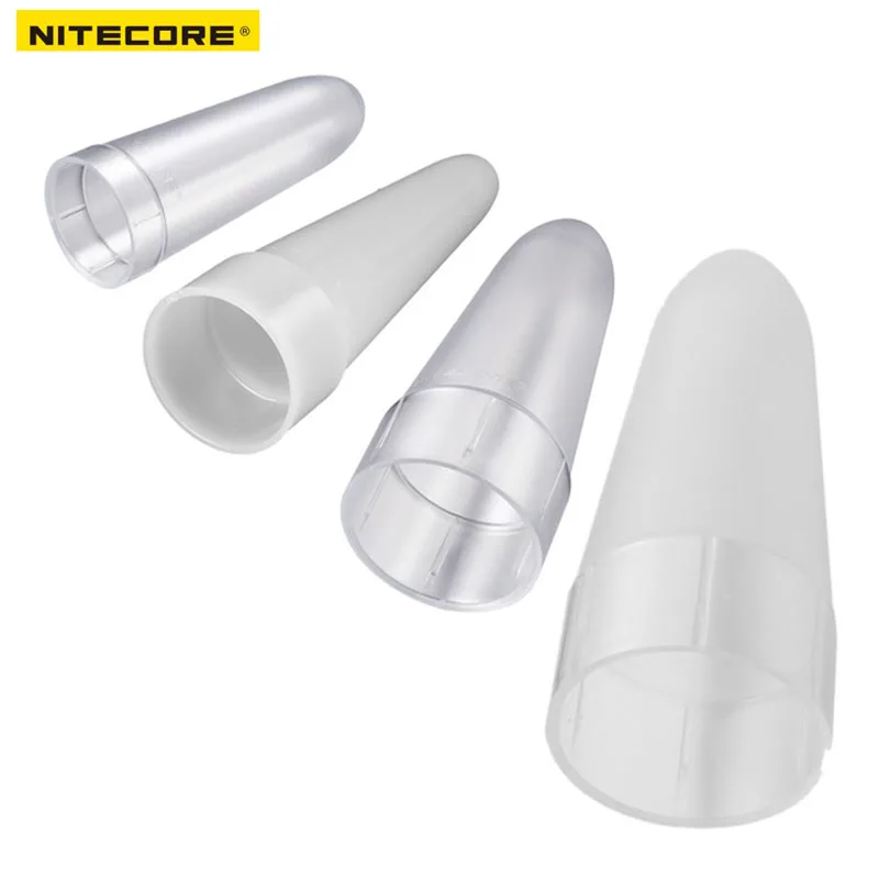 

NITECORE NDF25/NDF32/NDF34/NDF40mm Translucent White Diffuser Cone Traffic Wand Tip for Lanterna Lamp Flashlight Accessories