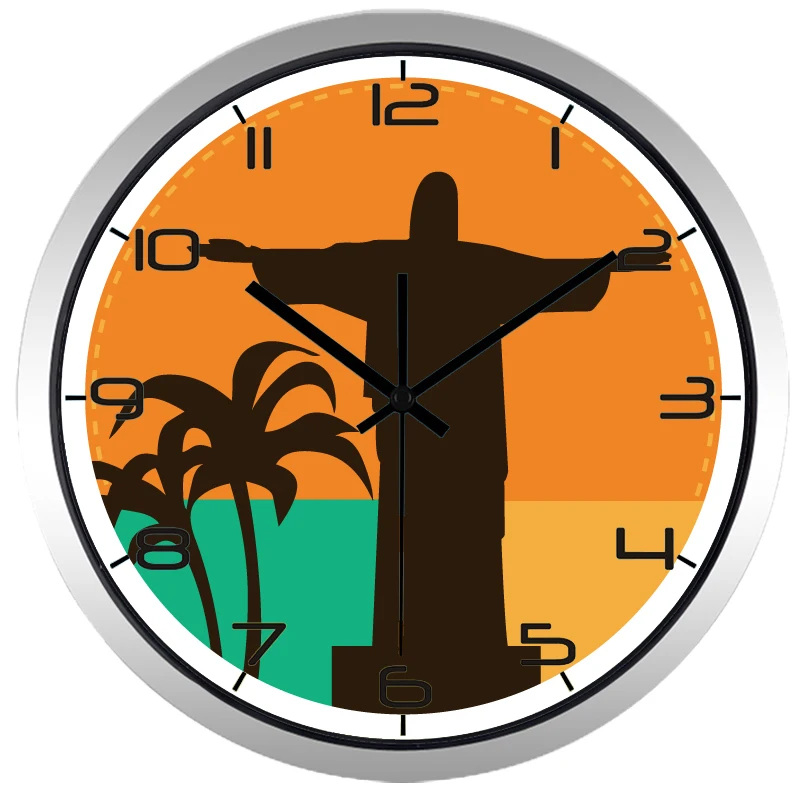 Брендовые популярные офисные настенные часы с длительным сроком службы в