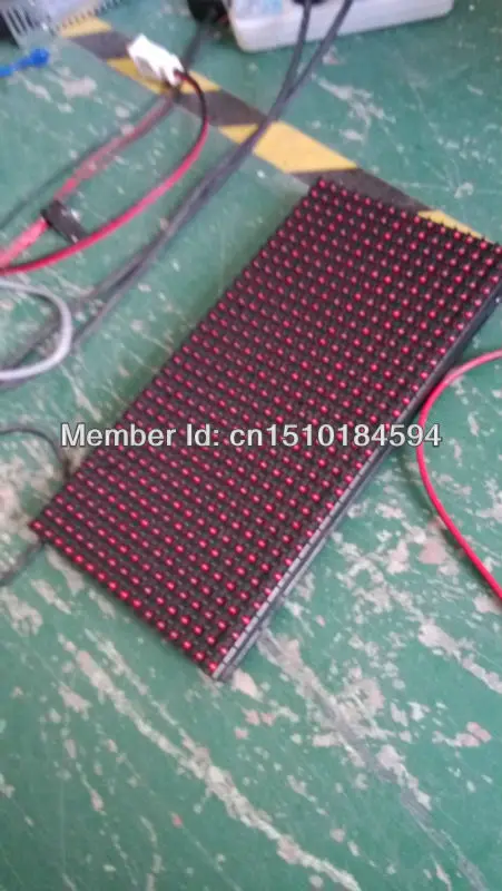 Бесплатная доставка 20 штук p10 полууличный вариант светодиодный дисплей красного