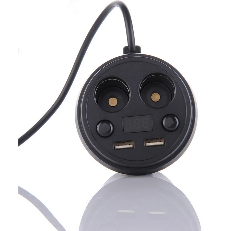 Onever 5V 3.1A устройство для автомобиля с двумя портами USB Зарядное 12 24V 2 Порты и
