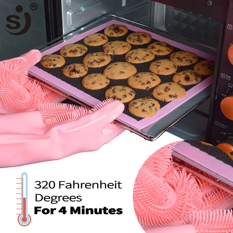 Силиконовые чистящие перчатки для кухни волшебные силиконовые мытья посуды