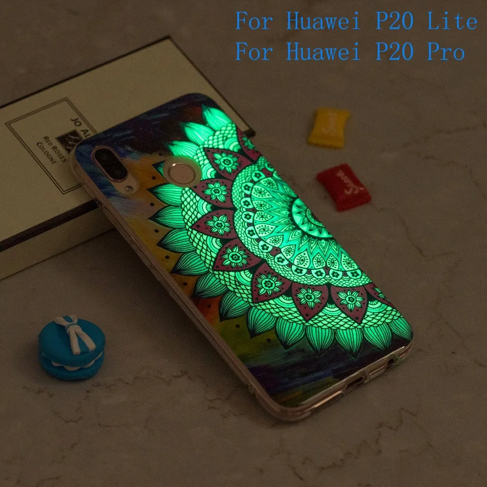 Светящийся чехол для Huawei P20 Lite/Nova 3e силиконовый P20Lite Pro чехол|Чехлы-книжки| |