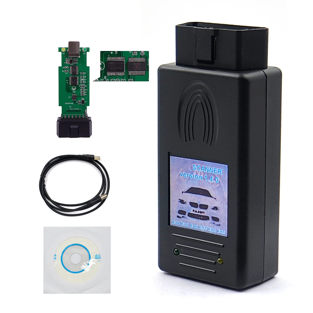 Лидер продаж Автомобильный сканер 1 4 для BMW версии OBD2 считыватель кодов OBD