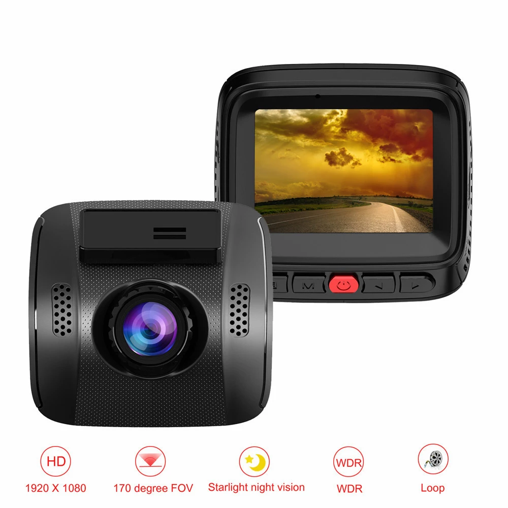 2 &quotHD 1080 P ночное видение Парковка Мониторинг экран двойной объектив