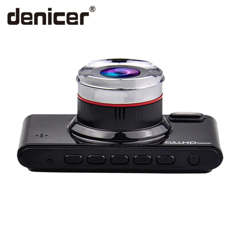 Denicer Full HD 1080P видеорегистратор 140 градусов широкоугольный Автомобильный с циклом