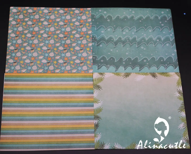AlinaCraft 24 листа 6 &quotX6&quot tropic allair Скрапбукинг дизайн узорная бумажная упаковка и
