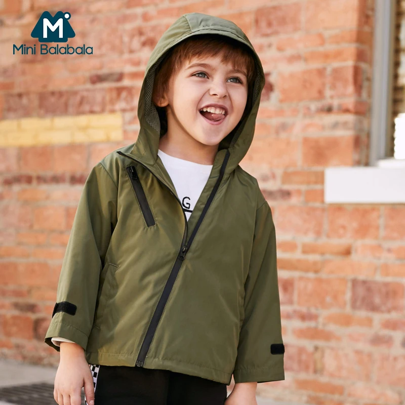 Повседневная куртка Mini balabalaBoys детская ветрозащитная на весну 2019 | Мать и ребенок