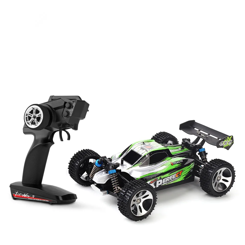 New WLtoys A959 - A 1:18 4WD RC Off-road Car RTR 35km/h 2.4GHz 2CH Splashproof with All Terrain Tires Shock Absorbers | Игрушки и хобби