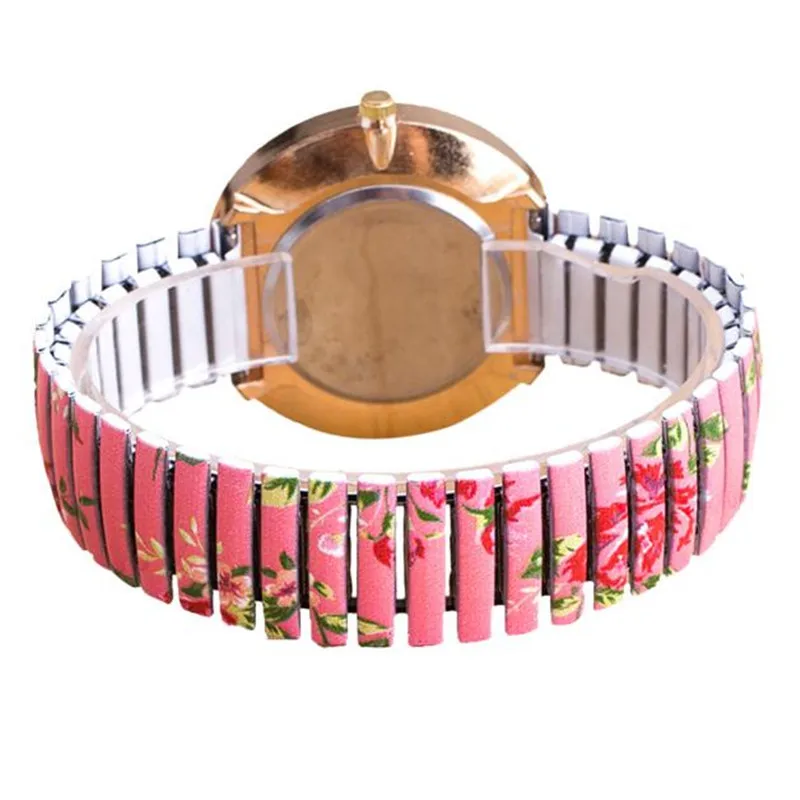 Часы женские кварцевые в стиле ретро люксовые наручные с браслетом цветами
