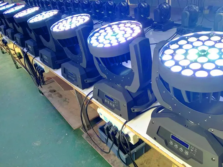 Хит продаж 36*12 Вт RGBW 4IN1 свет этапа зум LED Мыть Перемещение головного Light 2 шт./лот |
