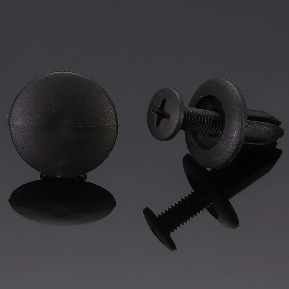 200 шт авто Пластик заклепки крепеж Push Шпилька-амортизатор на приборную панель